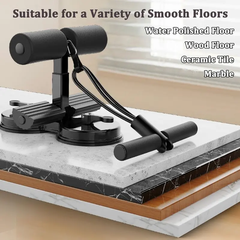 Multifunctional Sit-Up Bar | Double Suction, Home Fitness Trainer
