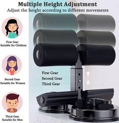 Multifunctional Sit-Up Bar | Double Suction, Home Fitness Trainer