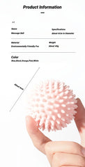 6CM Sport Massage Ball Myofascial Release Massager Spiky Deep Tissue Trigger Point Muscle Recovery Pain Relief Durable Hedgehog
