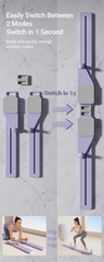 2-in-1 Core & Leg Trainer for Full-Body Home Workouts