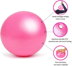 25cm Anti-Burst Mini Pilates Ball for Core, Yoga & Balance Workouts