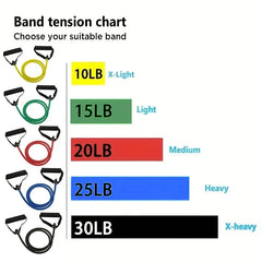Resistance Bands with Handles for Strength Training & Home Workouts