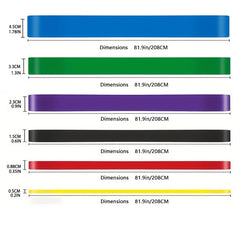 175-250LBS Yoga Multi-Purpose Thickened Heavy-Duty Elastic Band Fitness Training Resistance Stretching Band Thick Circle