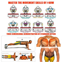 Foldable Push-Up Board Set for Home Workouts