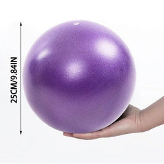 25cm Anti-Burst Mini Pilates Ball for Core, Yoga & Balance Workouts