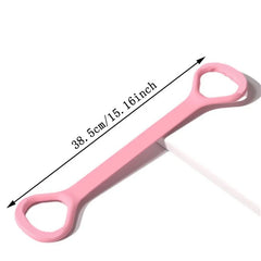 New 8-character Puller Home Fitness Equipment Elastic Belt Yoga Auxiliary Female Open Shoulder Beauty Back Stretcher