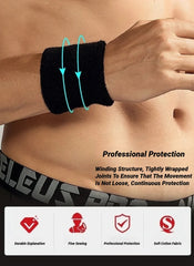 8×10CM Towel Sports Wristbands Tennis Sweat Bands Wrist Guard For Basketball Volleyball padel Fitness Sweatbands Wrap Padel Cuf