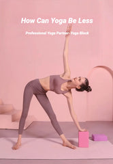 Yoga Blocks Gym Foam Brick Pilates Training Exercise Fitness Bolster Pillow Cushion Stretching Body Shaping Building Cubes