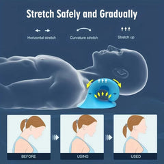 Portable Neck Massage Pillow for Home Relaxation & Neck Support