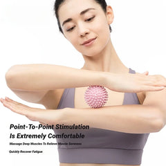 6CM Sport Massage Ball Myofascial Release Massager Spiky Deep Tissue Trigger Point Muscle Recovery Pain Relief Durable Hedgehog
