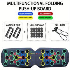 Foldable Push-Up Board Set for Home Workouts