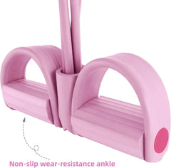 4-Level Resistance Band Tensioner with Non-Slip Handles - Home Fitness Equipment for Abdominal Muscle Training Yoga Abdominal