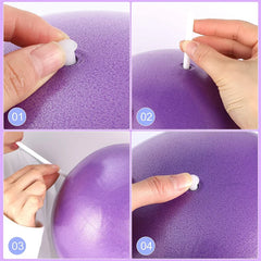 25cm Anti-Burst Mini Pilates Ball for Core, Yoga & Balance Workouts