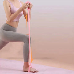 New 8-character Puller Home Fitness Equipment Elastic Belt Yoga Auxiliary Female Open Shoulder Beauty Back Stretcher