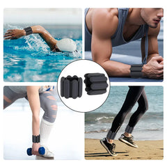 Adjustable Wrist Weights – 500g / 1 lb Pair for Home Workouts