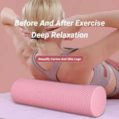 High-Density EVA Foam Roller for Deep Tissue Massage, Pilates & Stretching