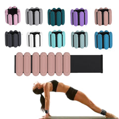 Adjustable Wrist Weights – 500g / 1 lb Pair for Home Workouts