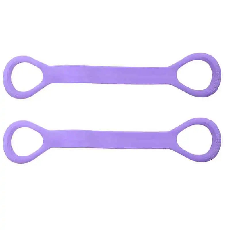 New 8-character Puller Home Fitness Equipment Elastic Belt Yoga Auxiliary Female Open Shoulder Beauty Back Stretcher