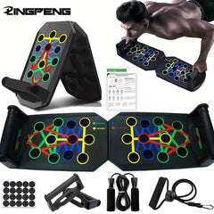 Foldable Push-Up Board Set for Home Workouts