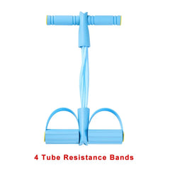 4-Level Resistance Band Trainer with Non-Slip Handles for Core & Home Workouts