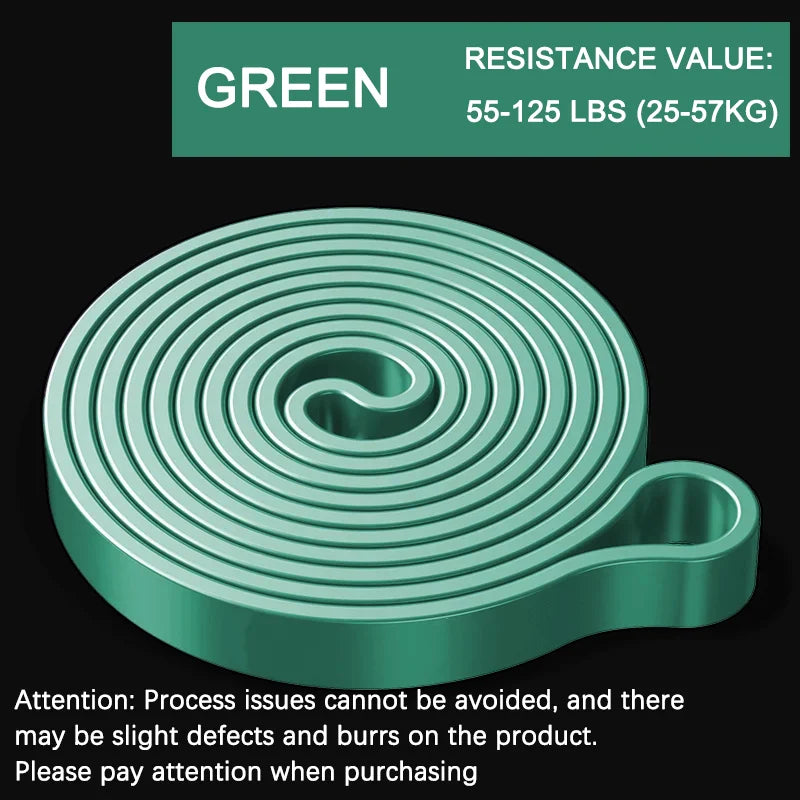 175-250LBS Yoga Multi-Purpose Thickened Heavy-Duty Elastic Band Fitness Training Resistance Stretching Band Thick Circle